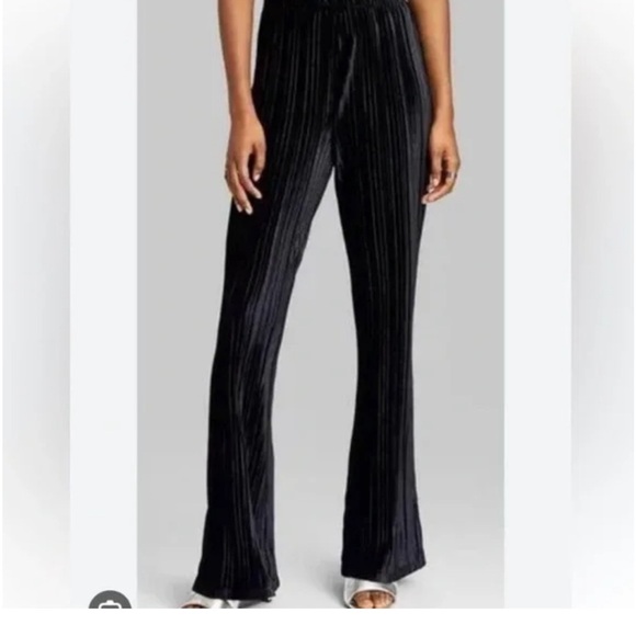 Wild Fable SET Black Velvet Pants & Crop Top NEW - Picture 17 of 17